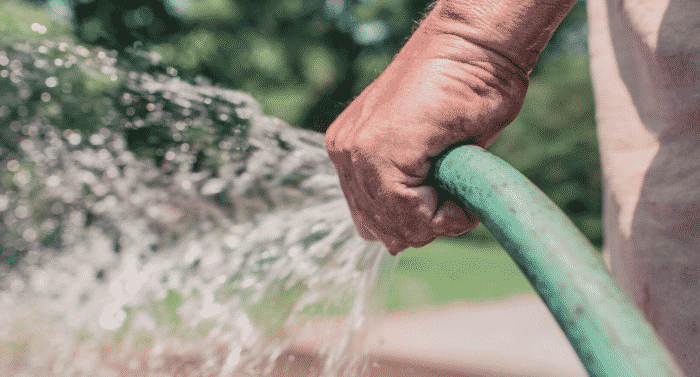 Water application for dust control