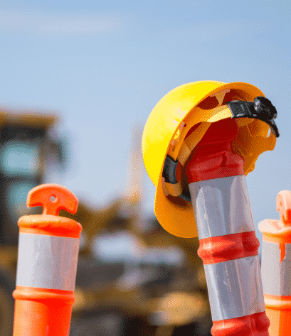 Roadwork safety setup for dust control