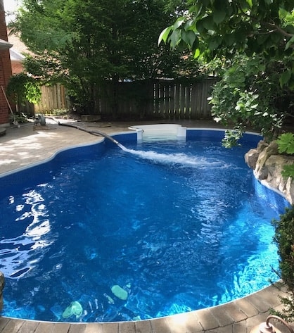 Bright Water Services tanker used for pool water delivery