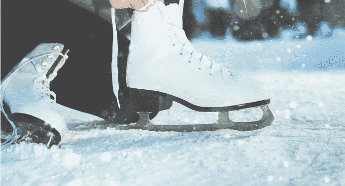 Rink filling service in progress